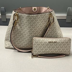 MK Purse and Matching Wallet